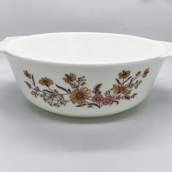 Pyrex Patterns White Floral Pyrex Dish Pyrex Kitchen Vintage Pyrex